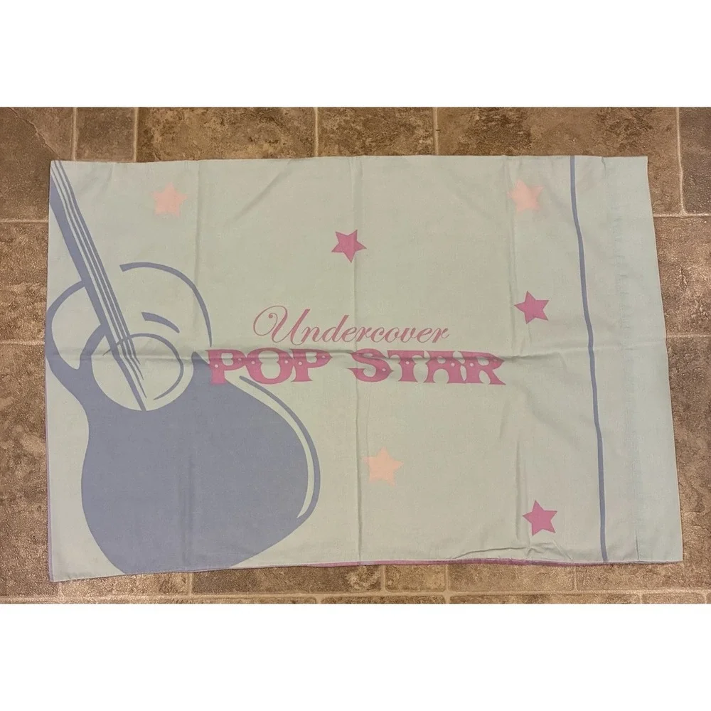 Hannah‎ Montana Pillow Case Vintage Guitar Undercover Pop Star